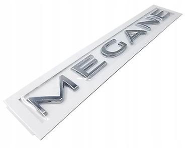 digitalni manometar: Znak natpis Reno Megane metalni - samolepljiv. Samolepljiv metalni — 1