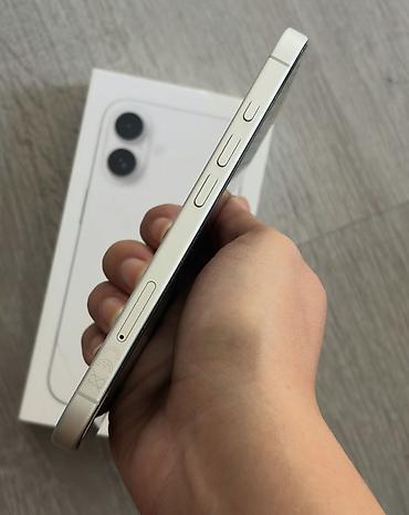 Apple iPhone: IPhone 16, 128 GB, Ağ, Zəmanət, Barmaq izi, Simsiz şarj — 3