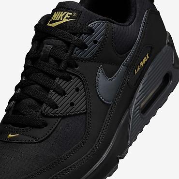 solid 2 0 heets: NIKE Air Max 90 Black Buff Gold Men's br.42,5 cm 27
IB — 6