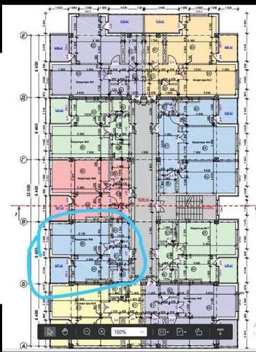 жалал абад недвижимости: 1 комната, 46 м², Элитка, 1 этаж, ПСО (под самоотделку)