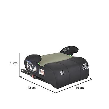 lacoste sorc: Auto sedište buster Monza sa Isofixom 125–150 cm – Green (brend MONI) — 4