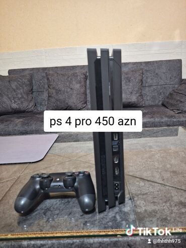 PS4 (Sony Playstation 4): Playstation 4 pro ideal vezyetde yaddas 512/1tb
resmi zemanet verilir