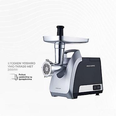 Ət çəkən maşınlar: Ətçəkən maşın "YOSHIRO YMG-T411A20 MET+QARA 2000W"Kreditlə ayda sadəcə — 1