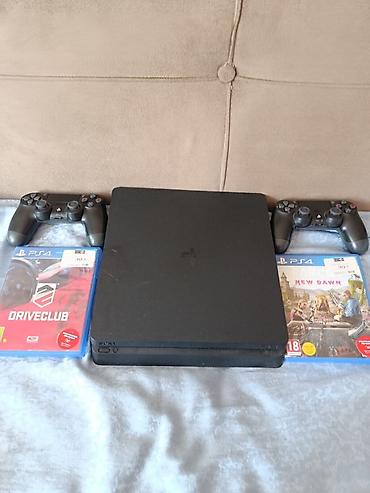 ps4 joystik: PlayStation 4 Slim oyun konsolu paketi Daxildir: - PS4 Slim (qara — 1