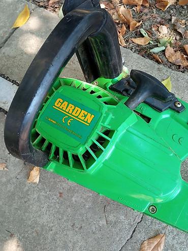 sluci: Motorna testera GARDEN (Made in Italy) - Benzinska testera, zelena — 4