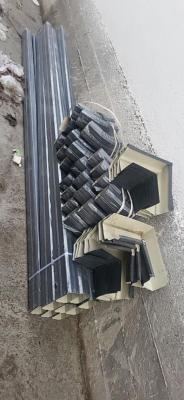 Водосточные желоба: УЙУНУЗДУН РАЗМЕРИНДЕ ЗАМАНБАП БЕЗШОВНЫЙ ОТЛИВ ЧЫГАРЫП БЕРЕБИЗ. СТЫК — 10