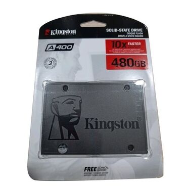 SSD diskləri: SSD disk Kingston, 480 GB, 2.5", Yeni