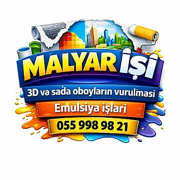 lambirin ustası: •3d foto oboy vurulması ( və satışı) •sadə oboy vurulmasi (vinil — 1