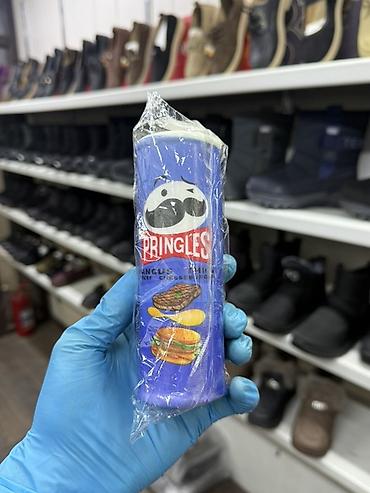 еда: Мини-банка чипсов Pringles, вкус Angus Cheeseburger (ангус-чизбургер) — 2