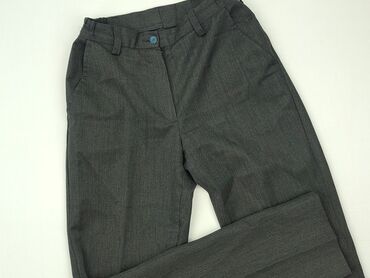 zielone spodnie dresowe zara: Material trousers for women, size S (EU 36)