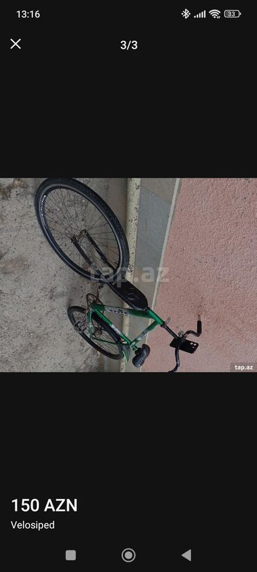 Şəhər velosipedləri: Şəhər velosipedi – yaşıl rəngdə, klassik çərçivə Xüsusiyyətlər: - 28" -da lalafo.az — 8 Şəhər velosipedləri: Şəhər velosipedi – yaşıl rəngdə, klassik çərçivə Xüsusiyyətlər: - 28" — 8
