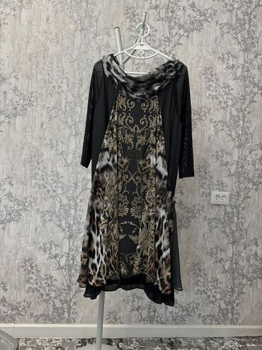 Повседневные платья: Повседневное платье, Осень-весна, Длинная модель, M, L, XL — 4