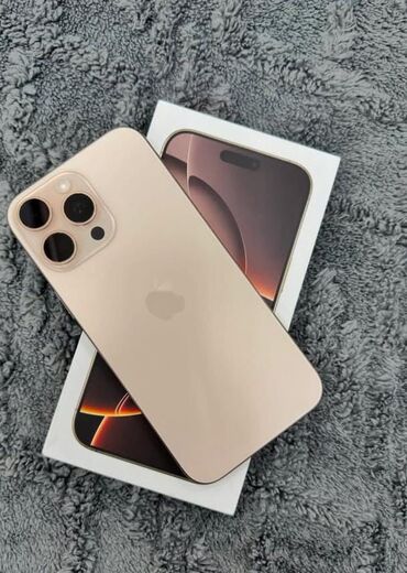 Apple iPhone: IPhone 16 Pro Max, 256 GB, Rose Gold, Zəmanət, Sənədlərlə