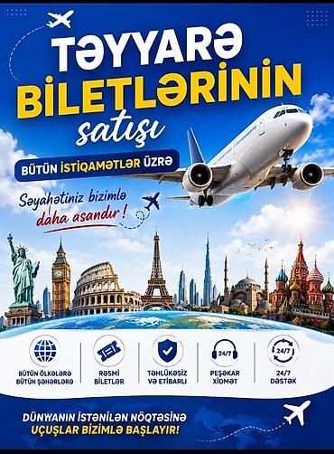 189 yuk dashima: Təyyarə və Qatarlara bilet satışı təşkil olunur. İstər ölkədaxili — 1