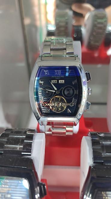 dekor saatler: Patek Philippe tərzində kişi qol saatları – tonno (yastı fıçı) formalı — 6