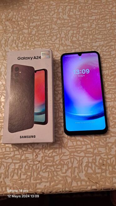 galaxy s22: Samsung Galaxy A24 4G, rəng - Qara