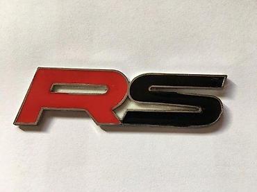 skrge za auto: NATPIS ZNAK AUDI RS - METALNI | Viber, WhatsApp, poziv, SMS — 3