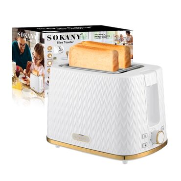 corek bisiren avadanliq: Toster Sokany, rəng - Ağ, Yeni