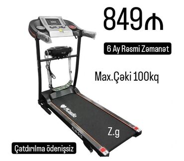 trenajor satışı: *Qaçış Aparatı_💥849Azn* ✔️Model- CARDİO KLN 515D ✔️Sürət-0.8-10 km/s