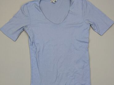 błękitne bluzki damskie: T-shirt, Street One, M, stan - Bardzo dobry