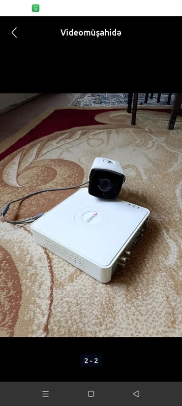 Çaydanlar: Hikvision videomüşahidə komplekti - Kamera: Hikvision bullet tipli