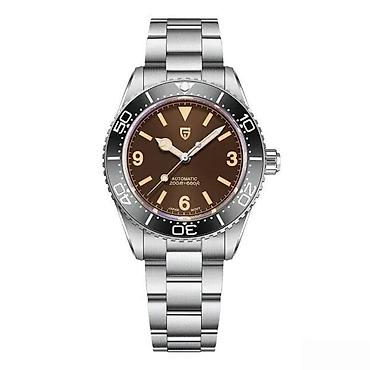 Ručni satovi: PAGANI DESIGN PD-1755 - 40mm - Braon Potpuno nov muški sat PAGANI — 6