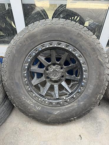 Колеса в сборе 265 / 70 / R 17, Всесезонная, Б/у, Комплект, Внедорожные (АТ/МТ), Литые, отверстий - 6