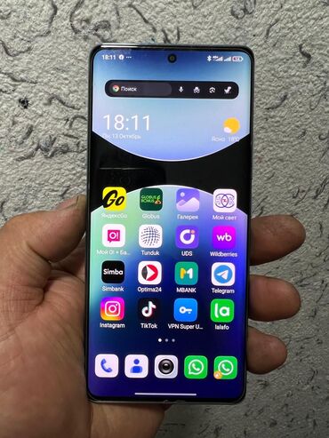 магнитола экран: Redmi, Redmi Note 14 Pro, Б/у, 256 ГБ, цвет - Синий, 2 SIM