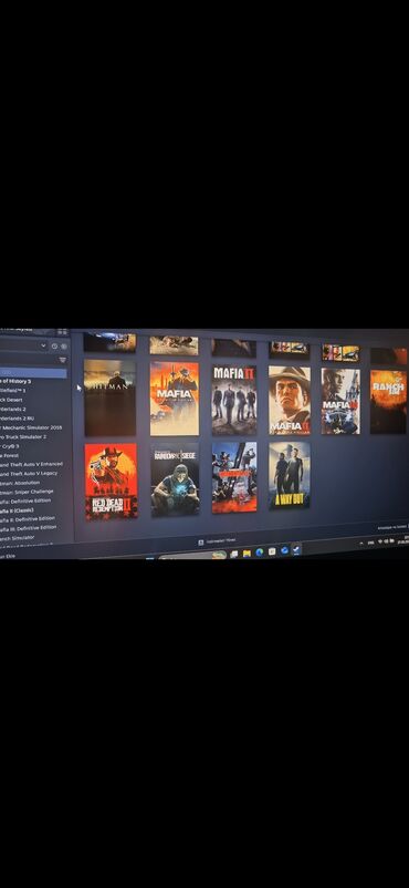 hard disk baku: 1.Rdr 2 - 60$ 2. Battlefield 1 - 40$ 3.Gta v - 35$ 4.Far cry 3 - 30$