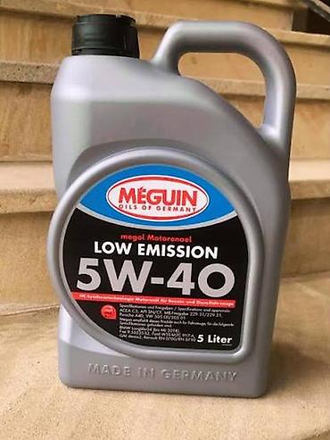 Mühərrik yağları: 5 l, 5w40 — 1