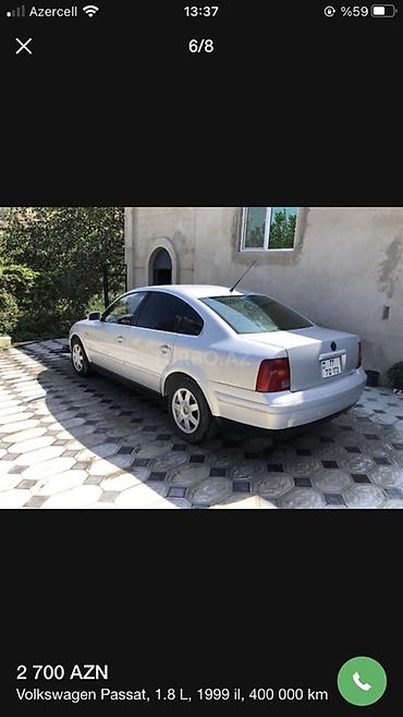 kreditle prava almaq: Volkswagen Passat: 1.8 l | 1999 il Sedan — 6