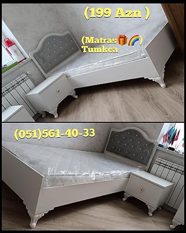 carpayı matras: Yeni, Təknəfərlik çarpayı, Bazalı, Matras ilə, Siyirməsiz, Rusiya — 7