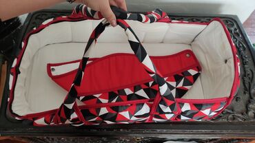 Коляски: Коляска, цвет - Черный, Б/у — 3