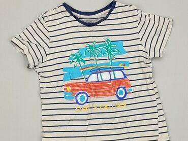 koszulka z samochodem: Koszulka, 5-6 lat, 110-116 cm, stan - Zadowalający