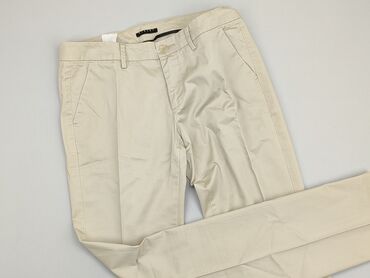 bluzki beżowa damskie: Material trousers, S (EU 36), condition - Good