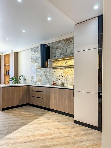 tophouse: 2 комнаты, 53 м², Кок-Жар мкр Элитка, 6 этаж, Дизайнерский ремонт — 3
