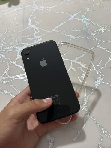 не зарегистрированные телефоны: IPhone Xr, Колдонулган, 64 ГБ, Кара, Каптама, 85 %