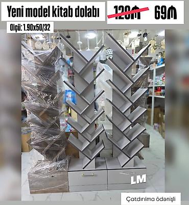 metbex stol stul: Yeni model kitab dolabı - Ölçü: 1.90 x 50 x 32 sm - Modern “ağac” — 1