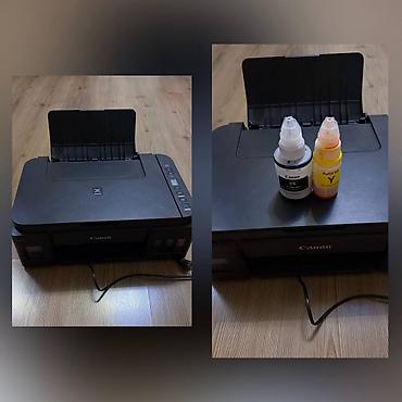 Canon printer 110 azn Rengleri de ustunde verilir Ağ qara rəngli