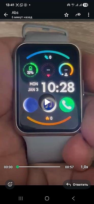 Huawei: Смарт-часы Huawei Watch Fit 2 waterproof 50 meters underwater с — 2