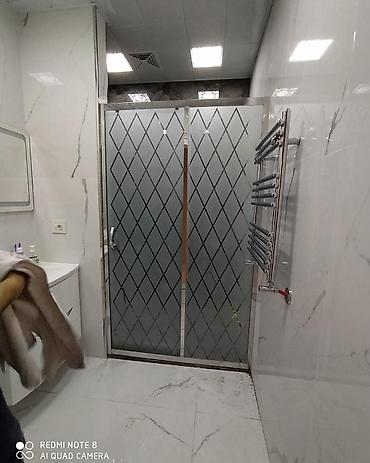 Duş kabinaları, arakəsmələr: Yeni Üstü açıq kabina, Düzbucaqlı, Ödənişli çatdırılma — 13