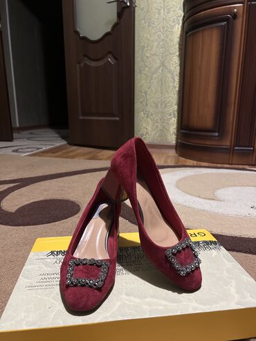летние обуви: Туфли 36, цвет - Красный