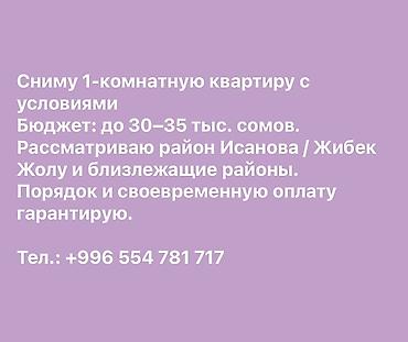 ищем квартира: Ищу в аренду 1‑комнатную квартиру с условиями. Бюджет: до 30–35 тыс — 3