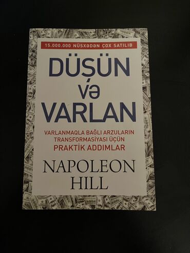 Kitablar, jurnallar, CD, DVD: Düşün və varlan elmi biznes kitabi yeniden fərqi yoxdu