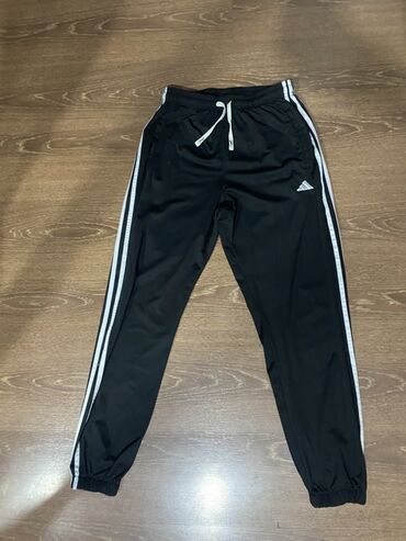 джинсовые брюки женские: Мужские брюки, L (EU 40), XL (EU 42), Adidas, Б/у, цвет - Черный