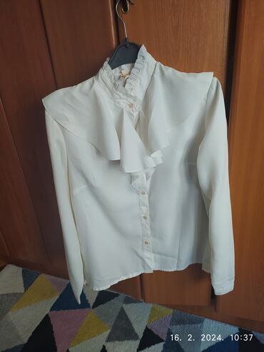 bluza br: XL (EU 42), Jednobojni, bоја - Bela