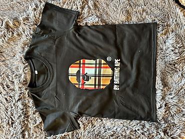 Футболки: Футболка черная с принтом BY BATHING APE. - Цвет: черный - Принт — 1