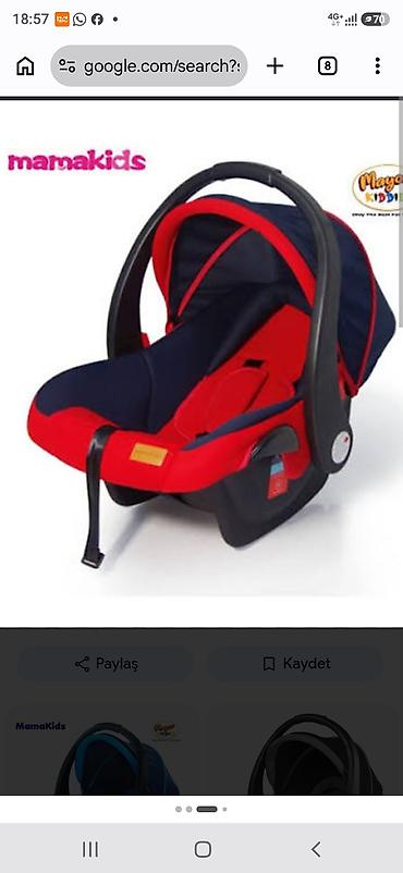 Uşaq dünyası: MamaKids uşaq avtomobil oturacağı / daşıma beşiyi 13 kq kimi usaga — 1