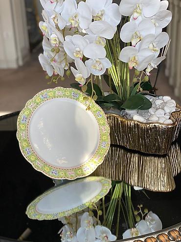 tort dekorlari: Tort və şiriniyyat qabı, rəng - Ağ, Farfor — 2