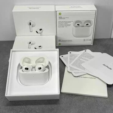 ош наушники: Беспроводные наушники Apple AirPods 3-го поколения в компактном белом